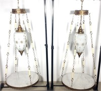 Regency Italian Swag  Lamp / Hanging Tables
