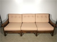 Ranch Style Sofa with Cushions