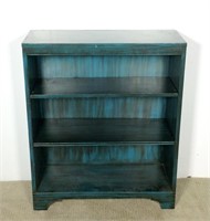 Sligh-Lowry Weathered Blue Painted Bookcase