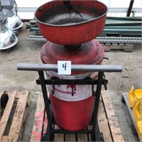 #4548    Pallet Of 1 Oil Drain Caddy Red