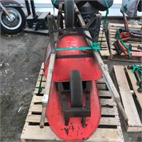 #4561     Pallet Of Two Red Wheel Barrows
