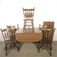Cochrane Glen Oak Drop Leaf Table & Chairs