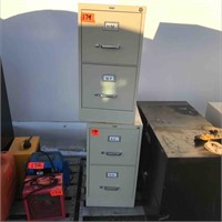 Pair Of Under Counter Filing Cabinets