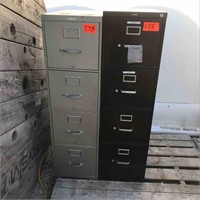 Pair Of 4 Drawer Filing Cabinets