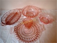 Pink Depression Glass