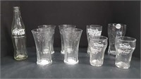 ASSORTED COCA-COLA GLASSES