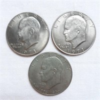 1971 & 76 Eisenhower Dollars