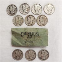 1923-44 Mercury Dimes