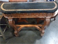 Hall table marble top