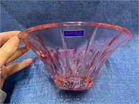 Marquis Waterford confetti pink bowl