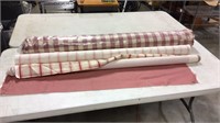 3 Rolls of Upholstery Fabric