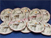 (10) limited edition Christmas plates (new)