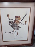 Ray Harm Screech owl print