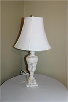 Marble base 27" lamp