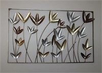 Framed metal wall art 36 X 22"