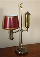 24" brass lamp