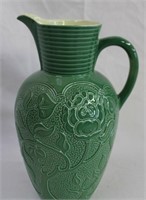 Brentleigh.ware Yangtse glazed pottery jug 10.75"
