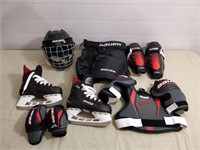 bag of hockey equipment like new jr