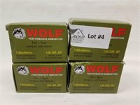 80 rounds wolf 7.62x39mm 125 gr.sp