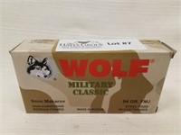 50 rounds Wolf Military Classic 9mm Makarov 94