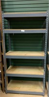 Metal shelving unit 71”x36”x18”