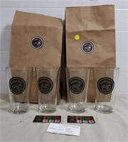 2 $50 cards and 4 glasses from innocente brewery