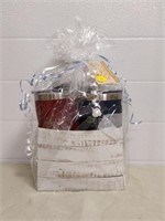 gift basket from cedar rose homes