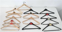 lot of (14) assorted advertising hangers to