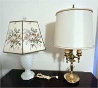 two table lamps