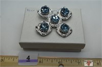 Blue Stone Broach