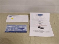 gift certificates for oil change & diamond package