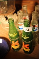 6 POP BOTTLES - 2 JOHN COLLINS & 4 PEPSI