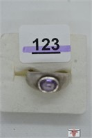 Sterling Silver Alexandrite Ring Size 8