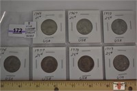 8-U.S. Quarters Various Years