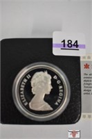 Toronto 150th Anniversary Silver Dollar in Case
