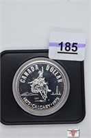Calgary 100th Anniversary Silver Dollar in Case