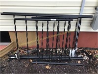 Metal porch railing
