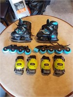 Bower skates and rolling blades
