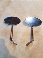 Pair of motorcycle review mirrors