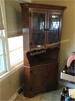 Ethan Allen Solid maple and/or Burch corner hutch