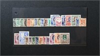 Burma Stamps Used on cards to 10R, many interestin