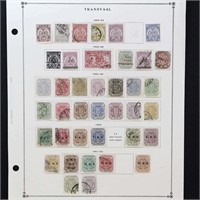 Transvaal Stamps Mint LH & Used on album page,