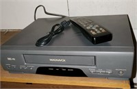 Magnavox VHS Player & Tape Case