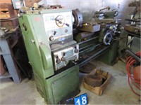 JET- 1430 METAL LATHE WITH EXTRA HEADS & TOOLS,