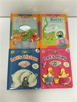 Lot of 4 Childrens Read Along Books