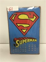 Superman 8 x 12 New Metal Sign