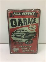 Full Service Garage 8 x 12 New Metal Sign
