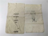 Two US Mint Bank Bags