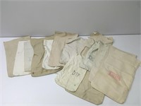 Lot of 14 Mostly Blank Bank Bags