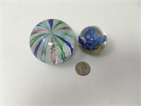 Pair of Glass Papper Weights